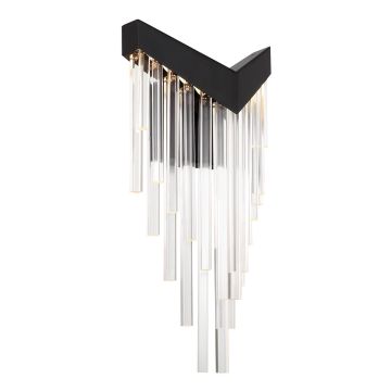Quintiesse Vivien QN-VIVIEN-1W-BK Zidna svjetiljka 1x12W/LED 3000K 330lm IP20