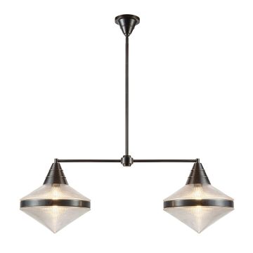 Quintiesse Willard QN-WILLARD-LP2-UBZ-PG lampa sufitowa 2x60W/E27 IP20