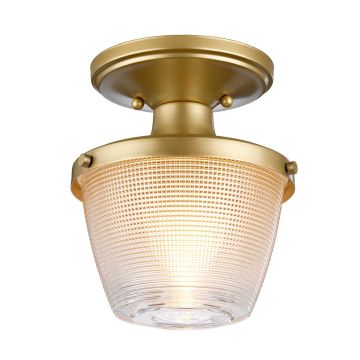 Elstead Lighting DUBLIN QZ-DUBLIN-SF-PNBR Stropna svjetiljka 1x60W/E27 IP44