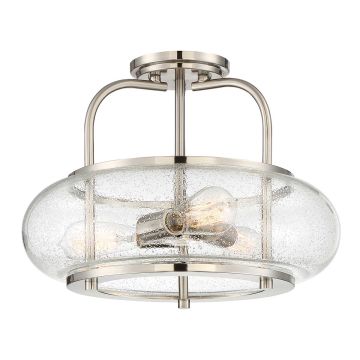Elstead Lighting QUOIZLE QZ-TRILOGY-SFM-BN Stropna svjetiljka 3x60W/E27