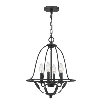 Quoizel Bradbury QZ-BRADBURY-4P-GK lampa wisząca 4x40W/E14  