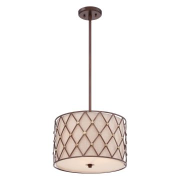 Quoizel BROWN LATTICE QZ-BROWN-LATTICE-P-M Visilica 3x60W/E27