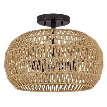 Quoizel Casablanca QZ-CASABLANCA-3SF-PBZ lampa sufitowa 3x60W/E27 IP20