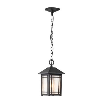 Quoizel Cedar Point QZ-CEDAR-POINT8-M-BK lampa wisząca 1x60W/E27  IP44