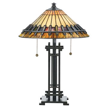 Quoizel CHASTAIN QZ-CHASTAIN-TL Stolna svjetiljka 2x60W/E27