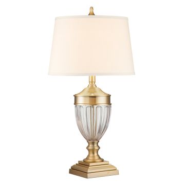 Quoizel Dennison QZ-DENNISON-BB lampka stołowa 1x100W/E27  