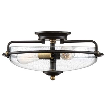 Quoizel Griffin QZ-GRIFFIN-F-C-PNAB plafon sufitowy 3x60W/E27  