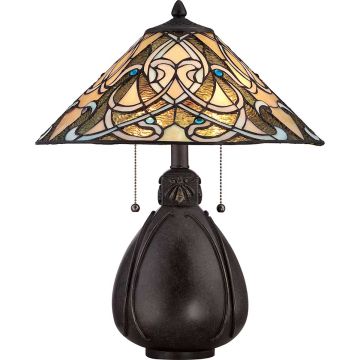 Quoizel INDIA QZ-INDIA-TL Stolna svjetiljka 2x75W/E27