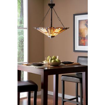 Quoizel INGLENOOK QZ-INGLENOOK-P-B Visilica 3x60W/E27