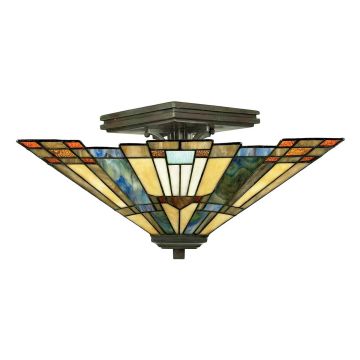 Quoizel INGLENOOK QZ-INGLENOOK-SF Stropna svjetiljka 2x60W/E27