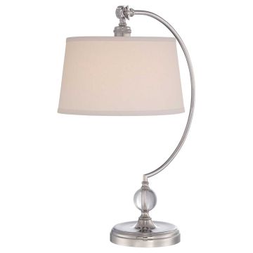 Quoizel JENKINS QZ-JENKINS-TL-PN Stolna svjetiljka 1x60W/E27