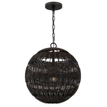 Quoizel Lindendale QZ-LINDENDALE-P-WT lampa wisząca 1x60W/E27 IP44