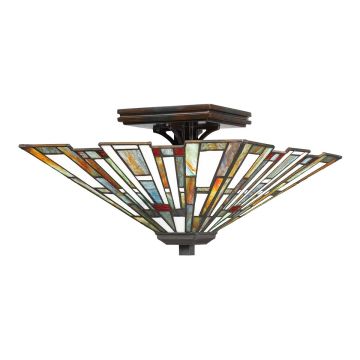 Quoizel Maybeck QZ-MAYBECK-F plafon sufitowy 2x60W/E27  