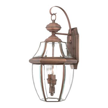 Quoizel NEWBUDY QZ-NEWBURY2-L-AC Zidna svjetiljka 2x60W/E14 IP23