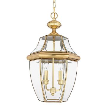 Quoizel NEWBURY QZ-NEWBURY8-L-PB Visilica 2x60W/E14 IP23