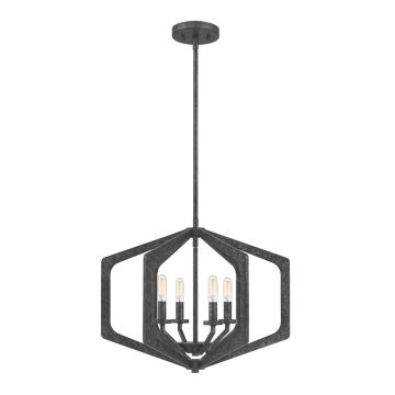 Quoizel Vanguard QZ-VANGUARD-4P-OK lampa wisząca 4x40W/E14  