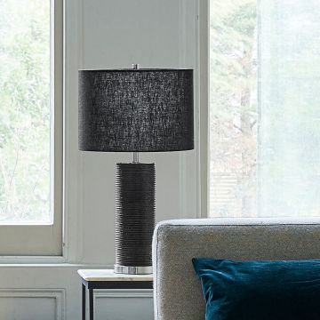 Elstead Lighting RIPPLE RIPPLE-TL-BLK Stolna svjetiljka 1x60W/E27