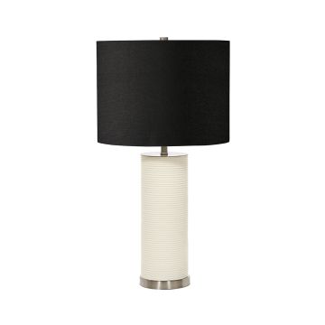 Elstead Lighting Ripple RIPPLE-TL-WHT-B lampka stołowa 1x60W/E27  