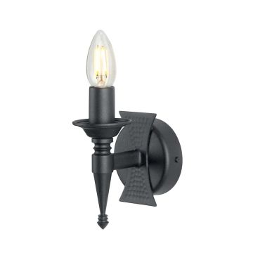 Elstead Lighting SAXON SAX1-BLK Zidna svjetiljka 1x60W/E14