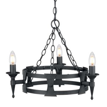 Elstead Lighting SAXON SAX3-BLK Luster 3x60W/E14