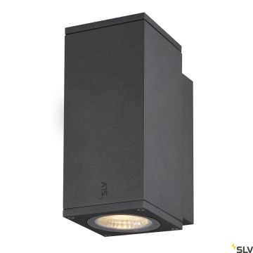 SLV ENOLA SQUARE 1003416 Zidna svjetiljka 1x6W/LED 3000/4000K 500LM IP65