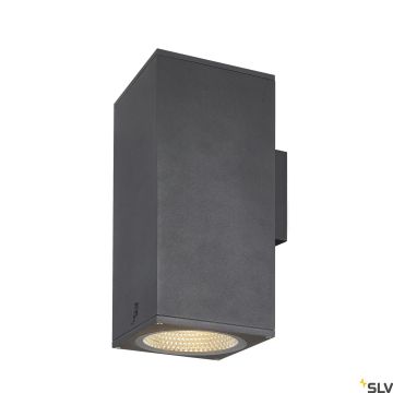 SLV ENOLA SQUARE 1003438 Zidna svjetiljka 2x55W/LED 3000/4000K 5400/6000LM IP65