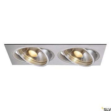 SLV NEW TRIA 111382 Ugradbeno downlight svjetlo 2x75W/GU10/ES111 IP20