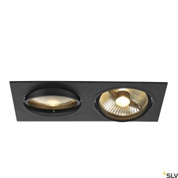 SLV NEW TRIA 113840 Ugradbeno downlight svjetlo 2x75W/GU10/ES111 IP20