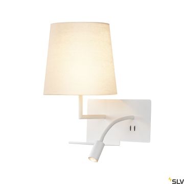 SLV SOMNILA 1003459 Zidna svjetiljka 1x40W/LED 3000K 120LM