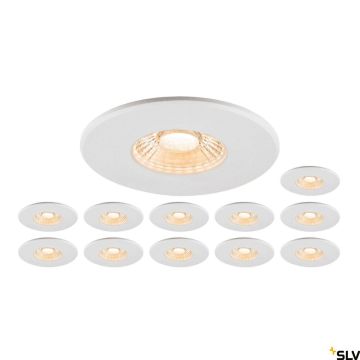 SLV UNIVERSAL DOWNLIGHT 1007272 Ugradbeno downlight svjetlo 1x8W/LED 2700K|3000K|4000K|6500K 560lm|610lm|680lm|640lm ip20_ip65