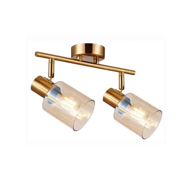 Italux Santia SPL-65342-2-BRO-AMB Reflektor 2x40W/E14 IP20