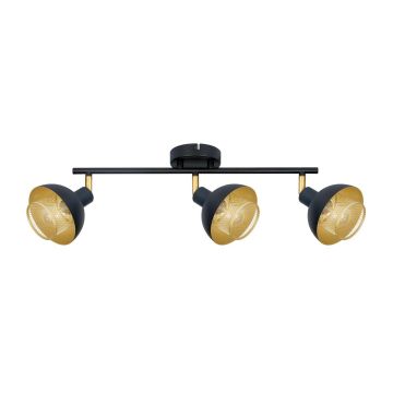 Italux Savio SPL-27357-3-BK-GD Reflektor 3x40W/E14 IP20