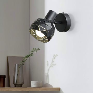 Light Prestige Reus LP-8069/1WS BK Reflektor 1x40W/E14 IP20