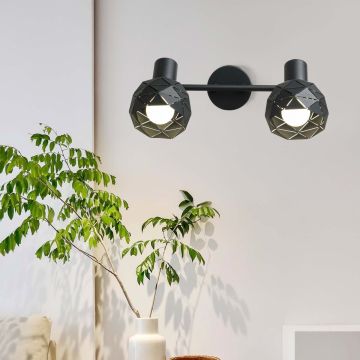 Light Prestige Reus LP-8069/2WS BK Reflektor 2x40W/E14 IP20