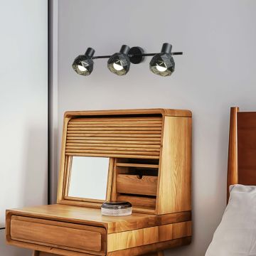 Light Prestige Reus LP-8069/3WS BK Reflektor 3x40W/E14 IP20