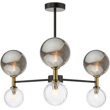 Dar Lighting Takara TAK0654-03-24 Stropna svjetiljka 6x20w/g9 ip20