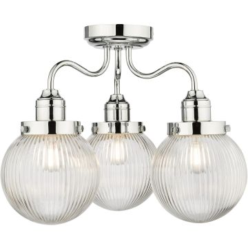 Dar Lighting Tamara TAM5350-IP44 Stropna svjetiljka 3x40w/e14 ip44