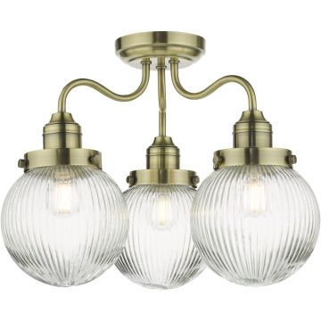 Dar Lighting Tamara TAM5375-IP44 Stropna svjetiljka 3x40w/e14 ip44