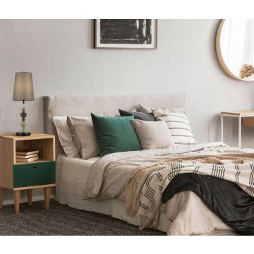 Italux Nerom TB-22374A-BK Stolna svjetiljka 1x60W/E27 IP20