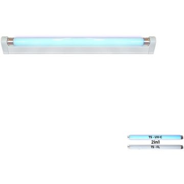 Prezent GERMICIDAL LAMP V. UV 70001 Baktericidna lampa 1x14w/uv-c+1x14w/t5 4000k 775lm|775lm ip20