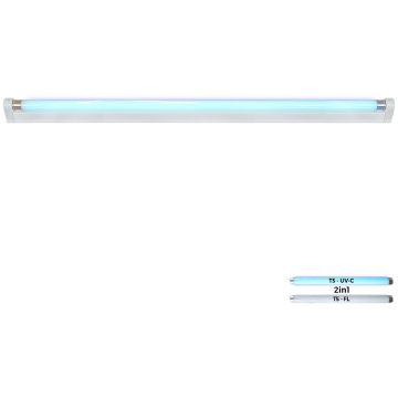 Prezent GERMICIDAL LAMP V. UV 70003 Baktericidna lampa 1x28w/uv-c+1x28w/t5 4000k 1550lm|1550lm ip20