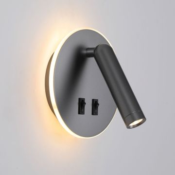 Italux Furla WL-53742-1-GR Zidna svjetiljka 2x8W/LED 3000K 516lm IP20