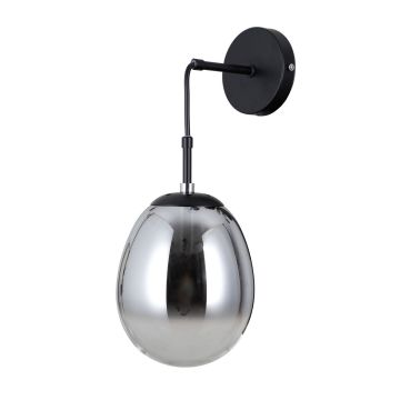 Italux Meolo WL-40825-1-BK Zidna svjetiljka 1x40W/E14 IP20