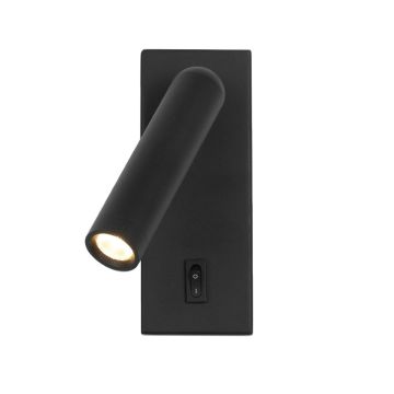 Italux Nova WL-46376-1-BK Zidna svjetiljka 1x2.5W/LED 3000K 153lm IP20