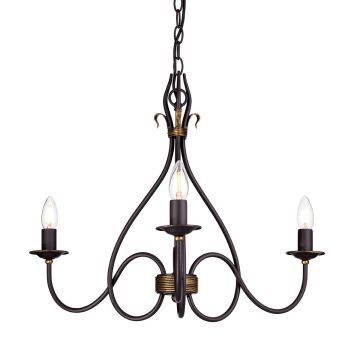 Elstead Lighting WINDEMERE WM3 Luster 3x60W/E14