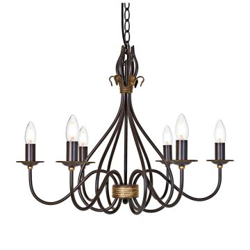 Elstead Lighting WINDEMERE WM6 Luster 6x60W/E14