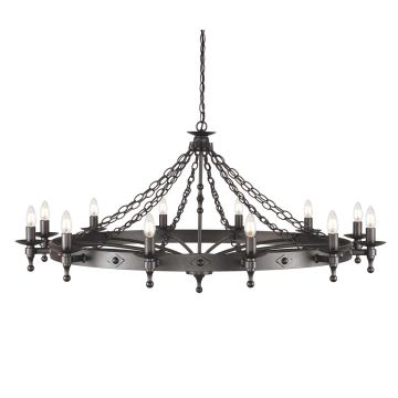Elstead Lighting WARWICK WR12-GRAPHITE Luster 12x60W/E14