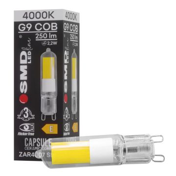 SMD LED BULB ZAR4007SLL Žarulja 1x2,2W/G9 4000K 250lm IP20