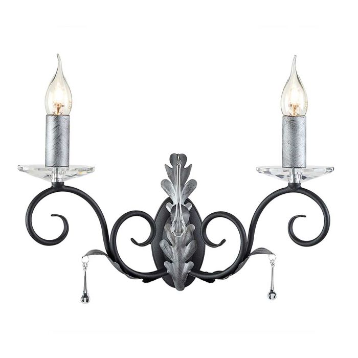 Elstead Lighting-AMARILLI-AML2-BLK-SILVER-ELSAML2-BLK-SILVER